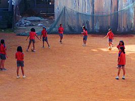 Children playing, school afternoon, India.jpg