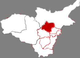 Distretto di Jiancaoping – Mappa