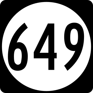 <span class="mw-page-title-main">Virginia State Route 649</span> State highway in Virginia, United States