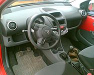 The Citroen C1 in the LIT edition body style with a customised