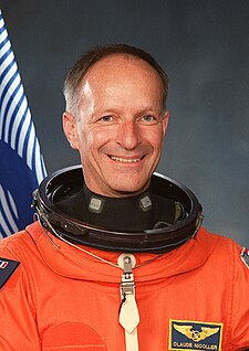 Claude Nicollier roku 1999, před letem STS-103