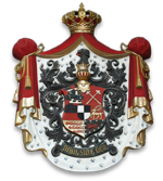Beschrijving van de afbeelding Wapenschild Hohenzollern-Sigmaringen.png.
