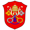 Coat of arms of the Papal States (Renaissance shape).svg