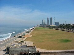 The Galle Face Green esplanade, Colombo, Sri Lanka