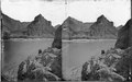 Colorado River. Marble Canyon, tent shown on right bank. Old nos. 518, 899. - NARA - 518007.tif