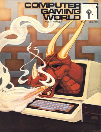 The first issue of Computer Gaming World from late 1981 Computer Gaming World issue 1.1.pdf