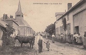 Conteville Carte postale 1910.jpg