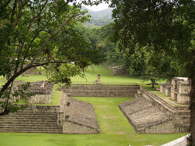 Terrain de jeu de pelote, Copan, Honduras