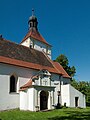 Čeština: Kostel sv. Vavřince v Dírné, okres Tábor English: St. Lawrence Church in the village of Dírná, Tábor district, Czech Republic