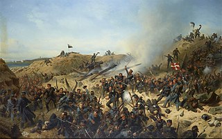 <span class="mw-page-title-main">Second Schleswig War</span> 1864 war between Denmark, Prussia, and Austria