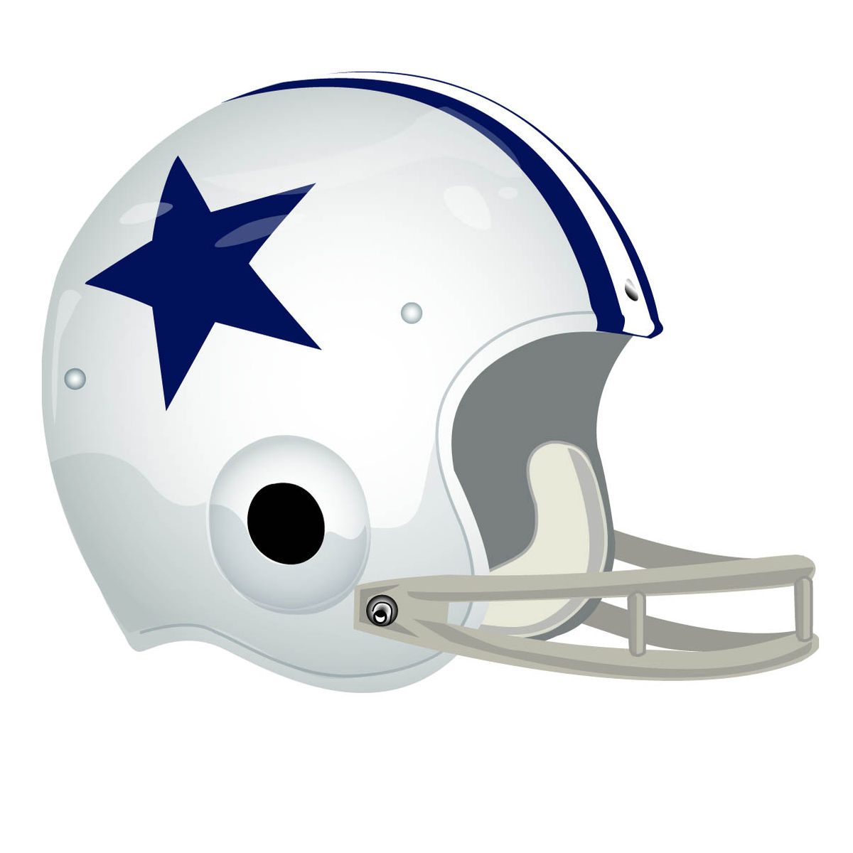 1960 dallas cowboys helmet