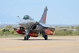 Dassault Rafale at a Tiger Meet event of the NATO Tiger Association