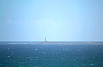 Dassen Island og fyr, 9 km utenfor kysten av Yzerfontein.  Fyr er 28m, sirkulært jerntårn med hvite og røde bånd.  1893. 02.JPG