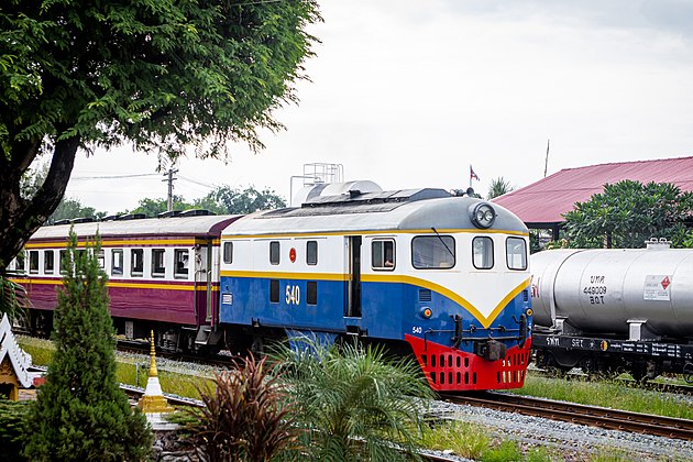 Davenport HP500 Locomotive No.504, Nakhon Lampang railway station