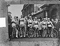 De Nederlandse ploeg bij de start in Parijs. Vl r. Wout Wagtmans, Frans Vos, Ger, Bestanddeelnr 904-0736.jpg