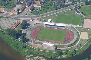 Luftbild des Stadions (Oktober 2007)