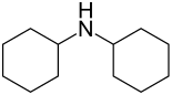 Structural formula of dicyclohexylamine