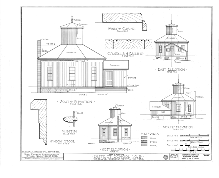 File:District School Number 9, Marcellus, Onondaga County, NY HABS NY,34-MARC.V,1- (sheet 2 of 4).png