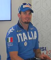 Dominik Paris of Italy, season champion Dominik Paris (Milan 2014).JPG