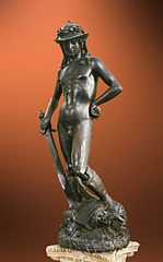 David, 15th century bronze by Donatello