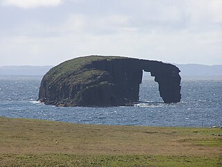 <span class="mw-page-title-main">Dore Holm</span> Islet in Shetland, Scotland, United Kingdom