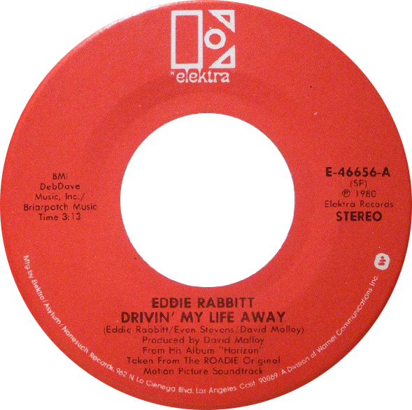 File:Drivin my life away by eddie rabbitt US single side-A (copy 1).webp