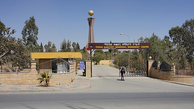 Memorial in Mekelle to more than 60,000 TPLF fighters who died and over 100,000 fighters who were injured in the overthrow of the Marxist Derg regime 