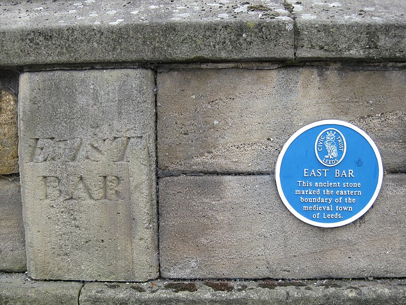 File:East Bar Stone plaque.jpg