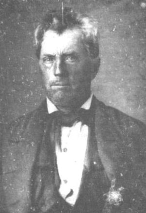 Edward Burleson in photograph, prior to 1851