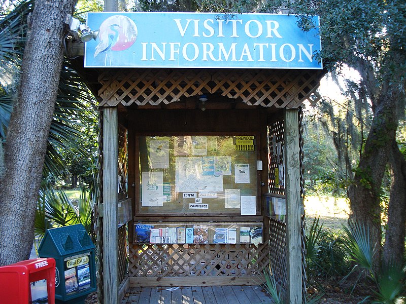 File:Edisto Island National Scenic Byway - Sign Atop the Outdoor Kiosk at the Edisto Chamber of Commerce - NARA - 7718271.jpg