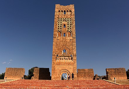 The ruins of the Mosque of Mansourah near Tlemcen