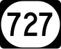 Kentucky Route 727 penanda