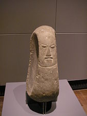 A stone carving of a Hawaiian deity, housed at a German museum Ethnologisches Museum Dahlem Berlin Mai 2006 009.jpg