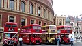 (left to right): RM2217, RM1124, RM6 & RML901 (having been moved to outside the Royal Albert Hall, 45 mins after the close of exhibition)
