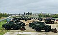 Army Prepositioned Stock-2 engineer equipment at Cincu in support of Resolute Castle 24