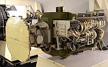 AN/APG-66 radar F-16 Flight Test Radar, later designated AN-APG-66, Westinghouse, 1974 - National Electronics Museum - DSC00411.JPG