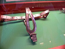 Female metal chastity belt with sharp teeth to prevent male intercourse Female Metal Chastity Belt.jpg