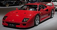 Ferrari F40 at Supercar Avenue at Geneva International Motor Show 2024