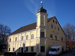 Fischerwirt in Kranzberg, Lkr. Freising, Bayern, Deutschland, ehemals Gebäude des Pfleggerichts Kranzberg