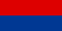 1:2 Flagge des mittelalterlichen Serbiens, 1281