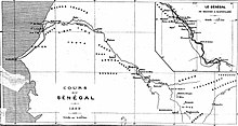 Route of the Senegal, map from 1889 FleuveSenegal1889.jpg