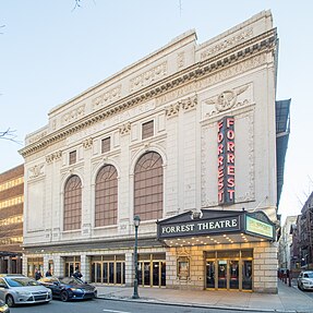 The Forrest Theatre in 2024