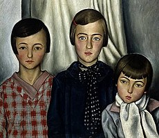 1920s. François Barraud. Les Trois Enfants