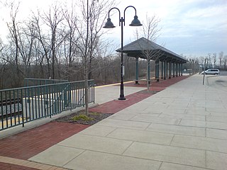 <span class="mw-page-title-main">Monocacy station</span> MARC rail station in Frederick County, Maryland, US