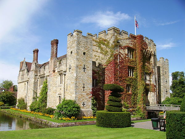 Hever Castle is in Sevenoaks district