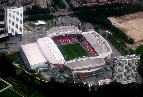 Aerial view of Stadion Galgenwaard