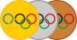 GoldSilverBronze medal olympic.svg