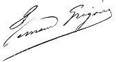 signature de Fernand Grégoire