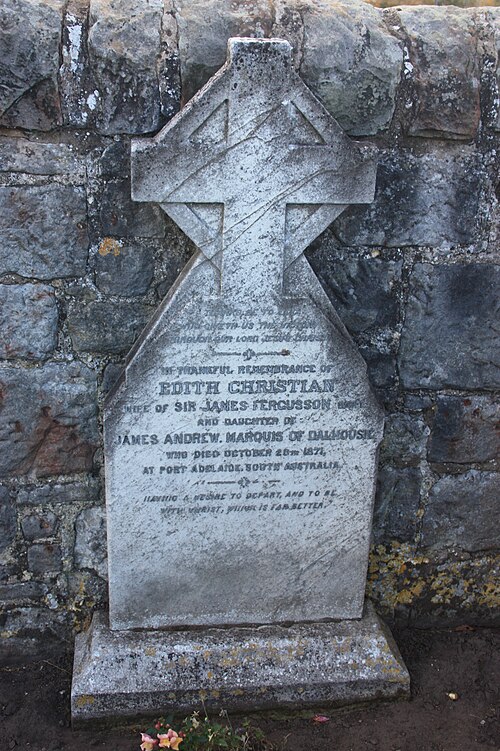 Memorial for Lady Edith Christian Fergusson, Inveresk Cemetery