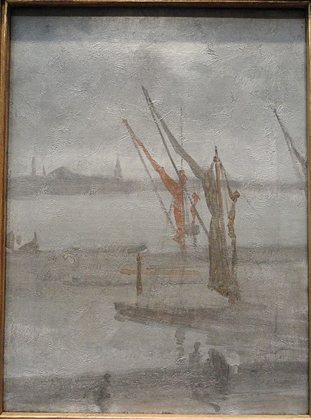 File:Grey and Silver - Chelsea Wharf by James McNeill Whistler, c.1864-1868, oil on canvas - National Gallery of Art, Washington - DSC00093.JPG